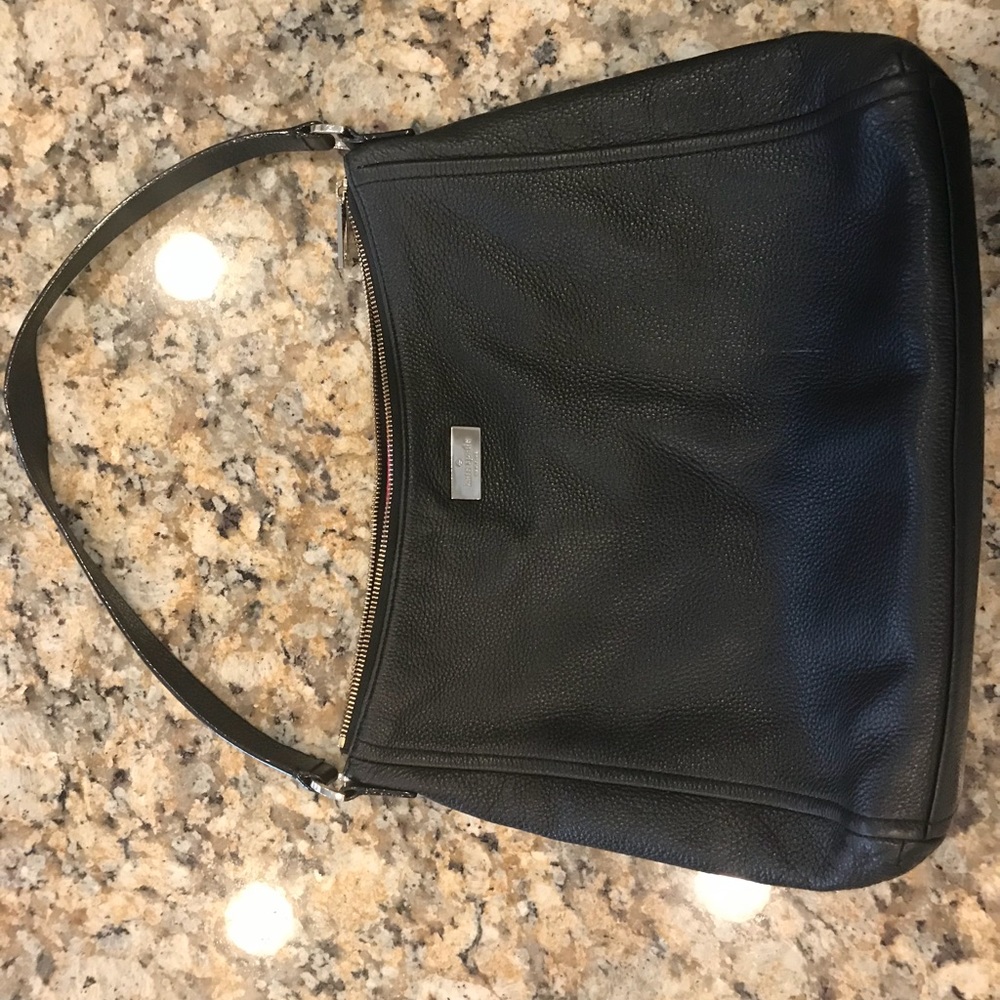 Black Leather Kate Spade Hobo